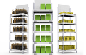 Пластиковый стеллаж для товара - Каталог POS материалов